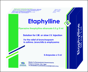 Etaphylline 200Mg 5CC 6 amp